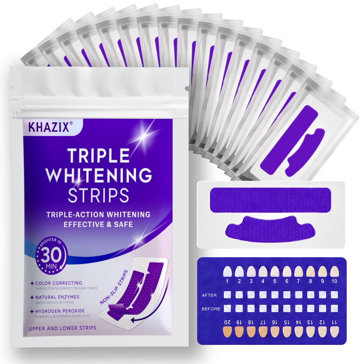 Teeth Whitening Kit - Набор из 7 полосок для ухода