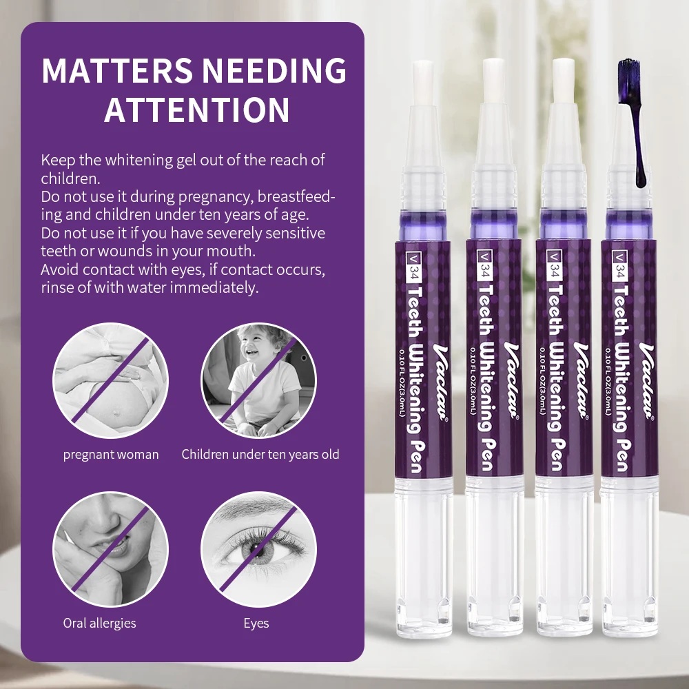 Гелевая ручка для отбеливания  – обзор и цена Teeth Whitening Pens